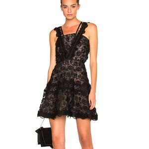 Alexis Black Lace Mini Dress